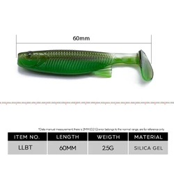 Hanlin Cebos Blandos de Silicona - Gusanos para Carpa y Lubina