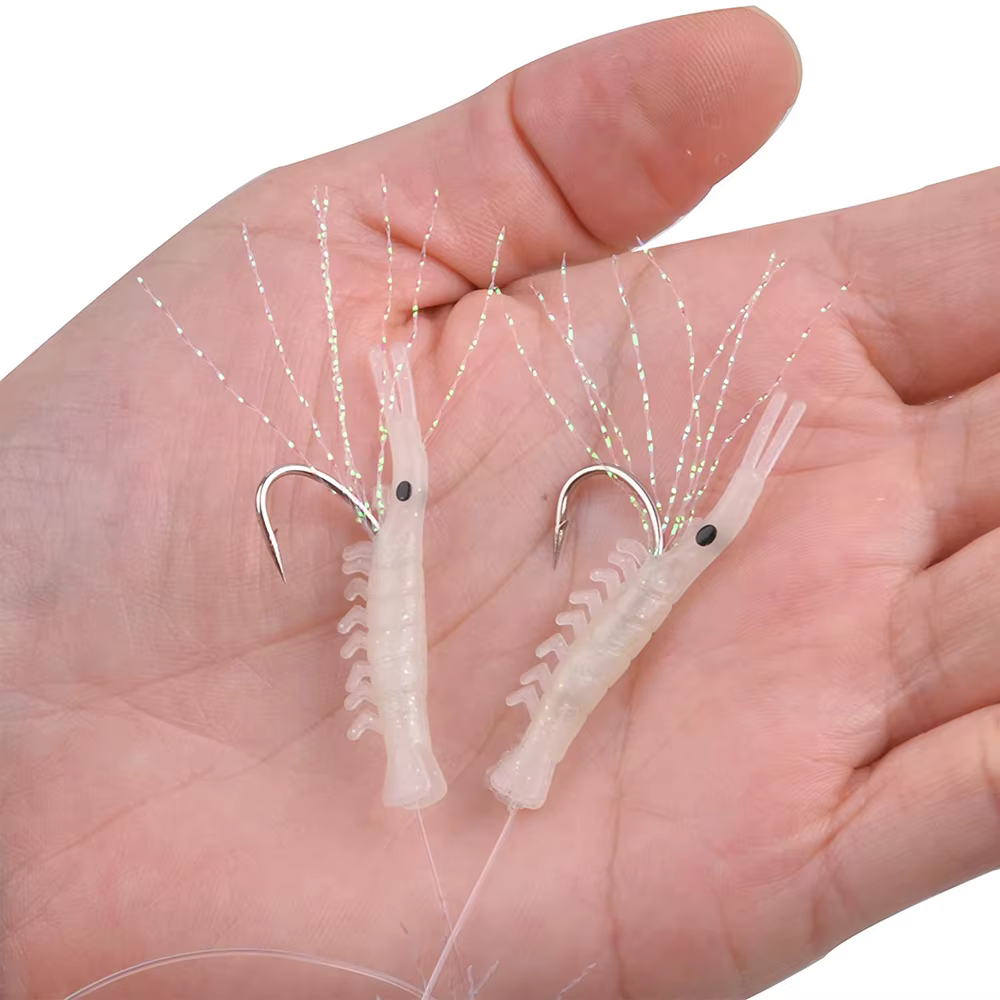 Anzuelo luminoso con sistema de cuerda – Cebo para lubina y trucha en agua dulce