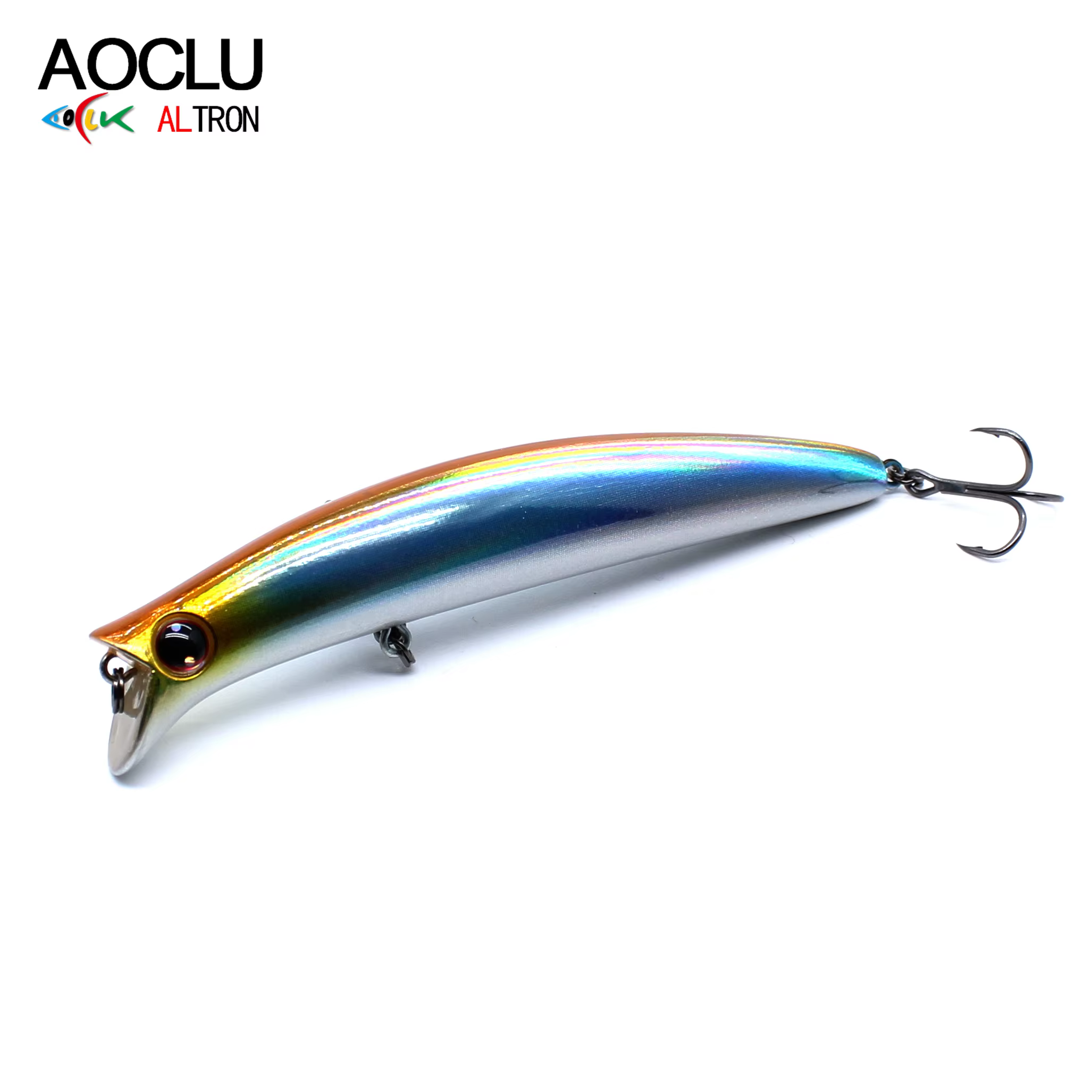 Wobbler Flotante AOCLU con Sonajero – Señuelo para Lubina y Trucha - imagen 2