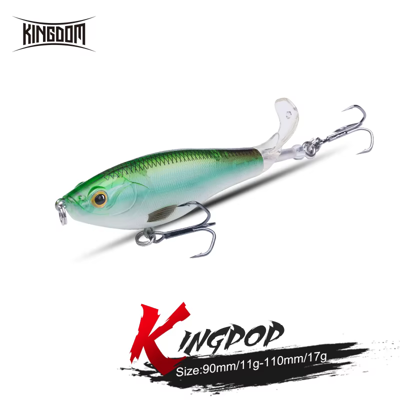 Kingdom Señuelos de pesca con hélice - cebo duro, cola giratoria