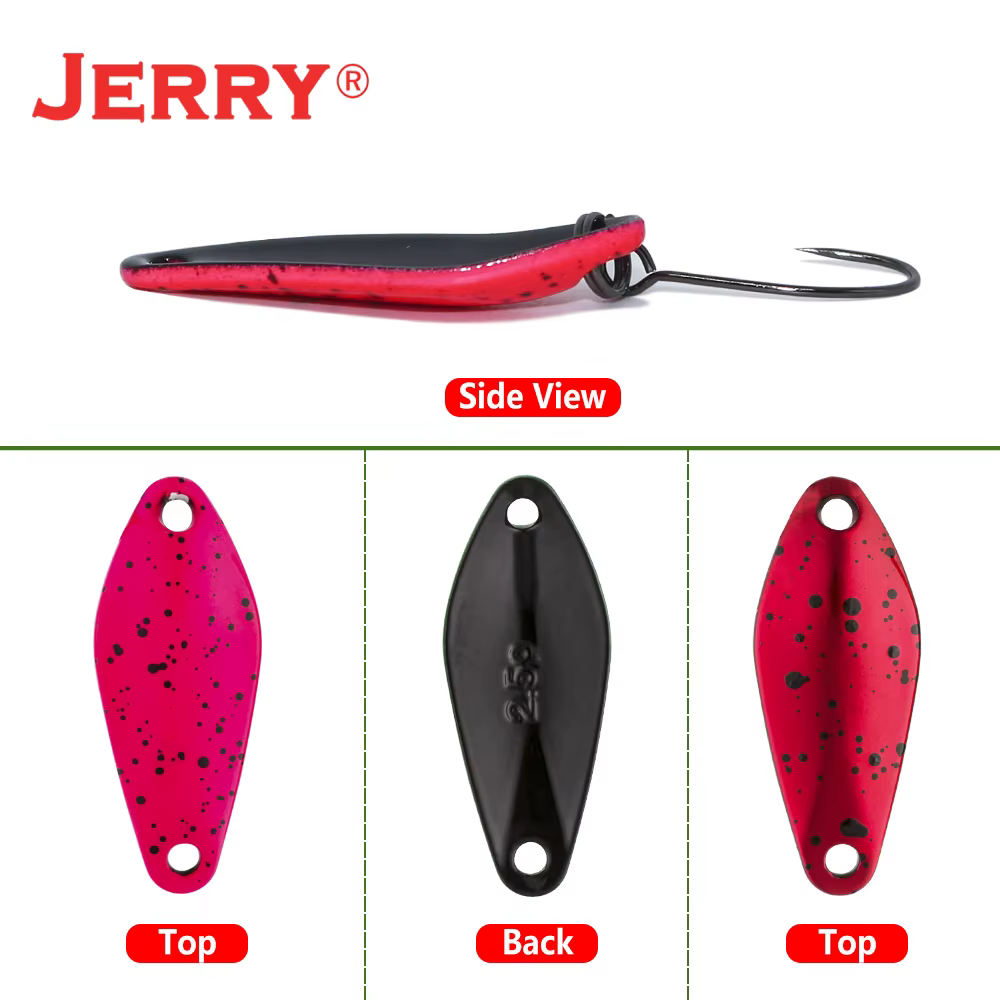 Jerry Draco UL – Señuelo metálico giratorio para trucha y lubina - imagen 3