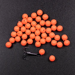 Cuentas de pesca luminosas Wifreo verdes y rojas para anzuelo triple