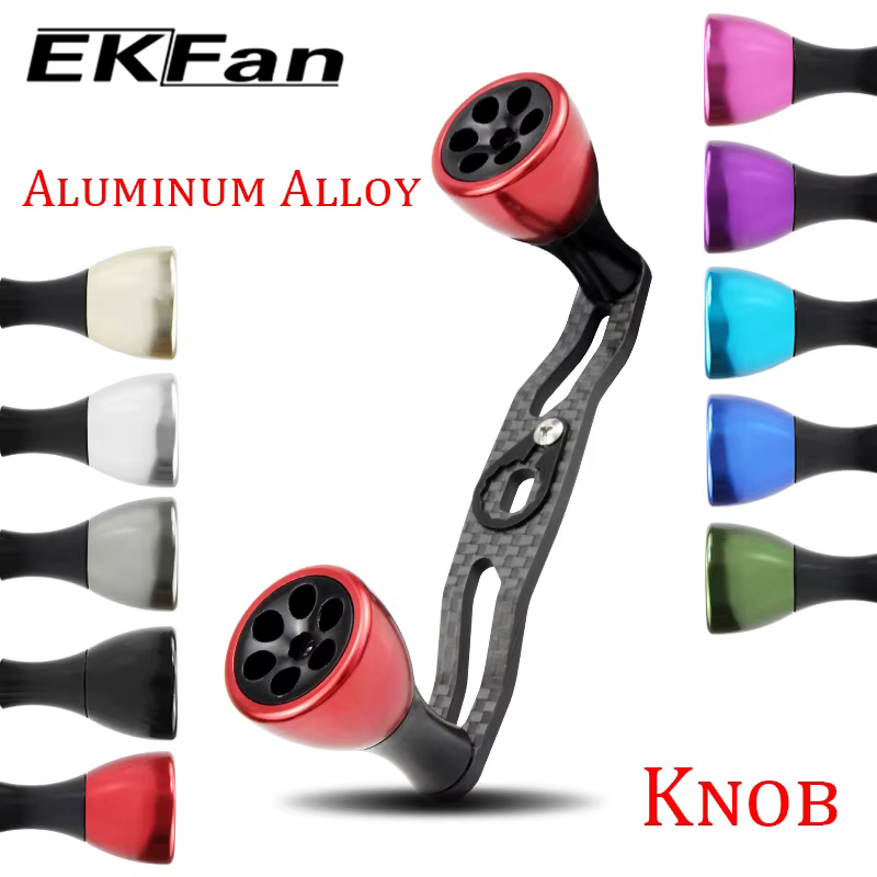 Manija Fibra Carbono EKfan 105mm Baitcasting Shimano Daiwa - imagen 3
