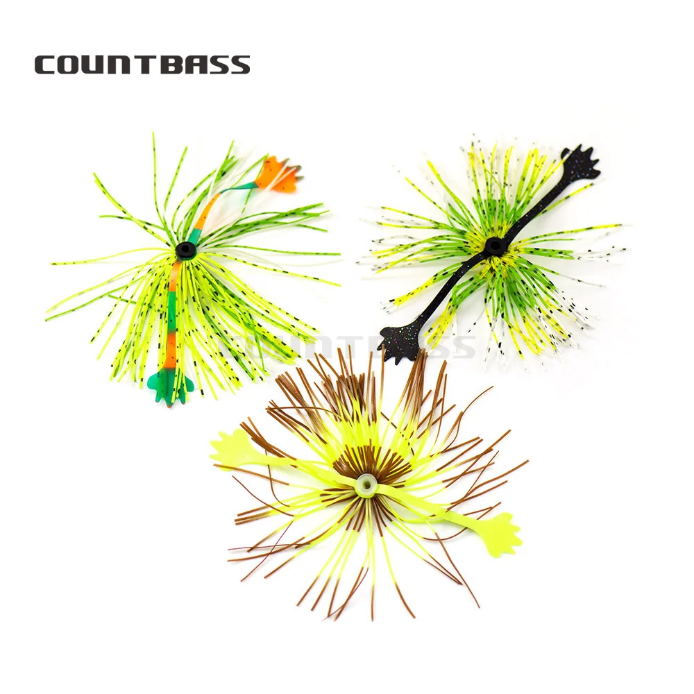 COUNTBASS Falda de Silicona para Señuelos Jigging – Rana Pulpo Calamar - imagen 3
