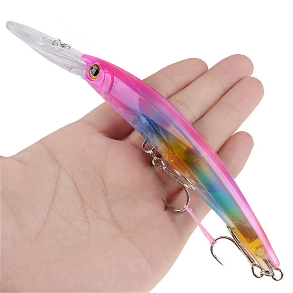 Wobbler Minnow – Señuelo para black bass, lucio y carpa - imagen 2