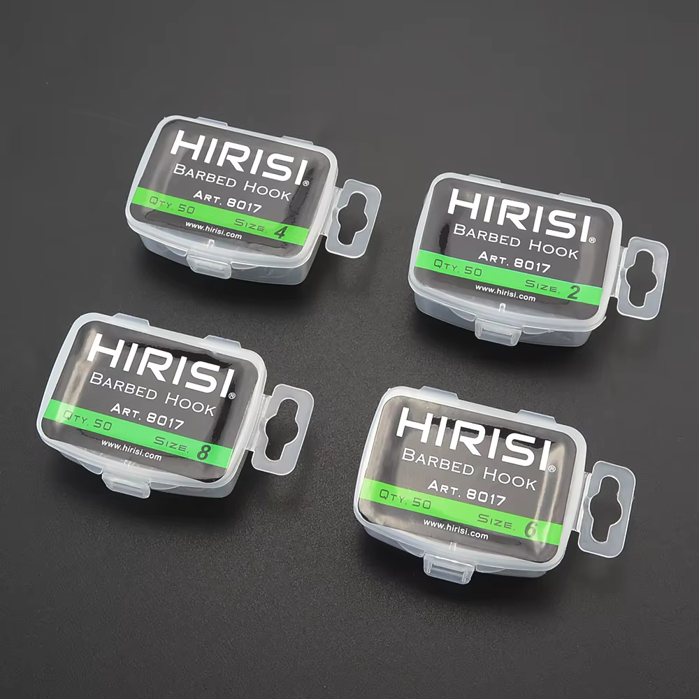 Hirisi Anzuelos de Carpa con recubrimiento de acero inoxidable de alto carbono - imagen 2