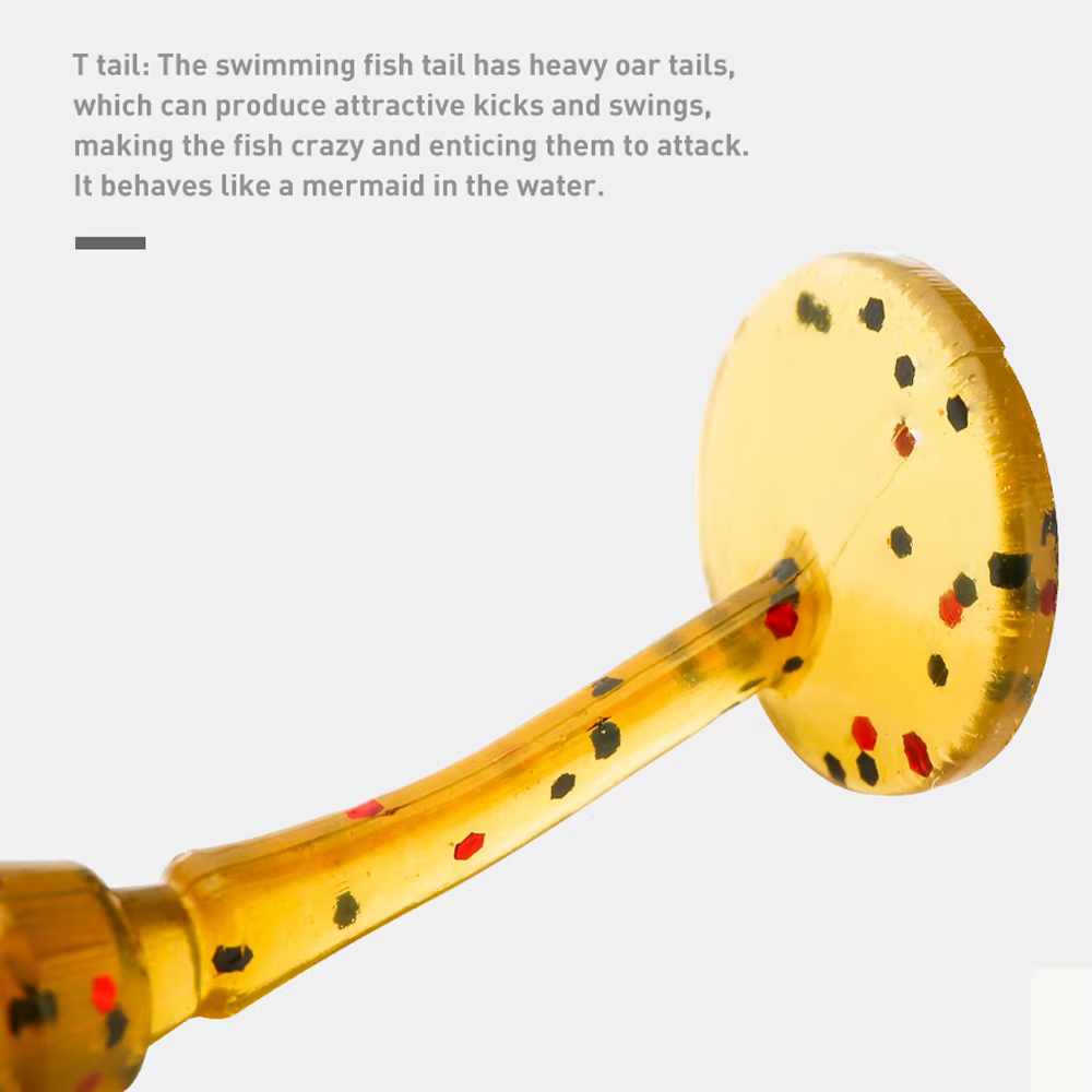 Señuelo Gusano Swimbait – Silicona flexible para pesca - imagen 5