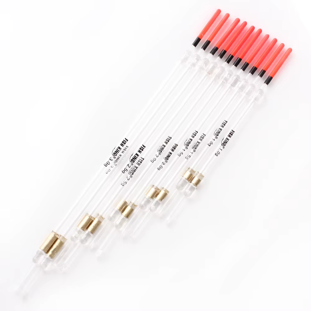 Flotadores de pesca vertical NGB – Plástico duro con tubo transparente - imagen 4