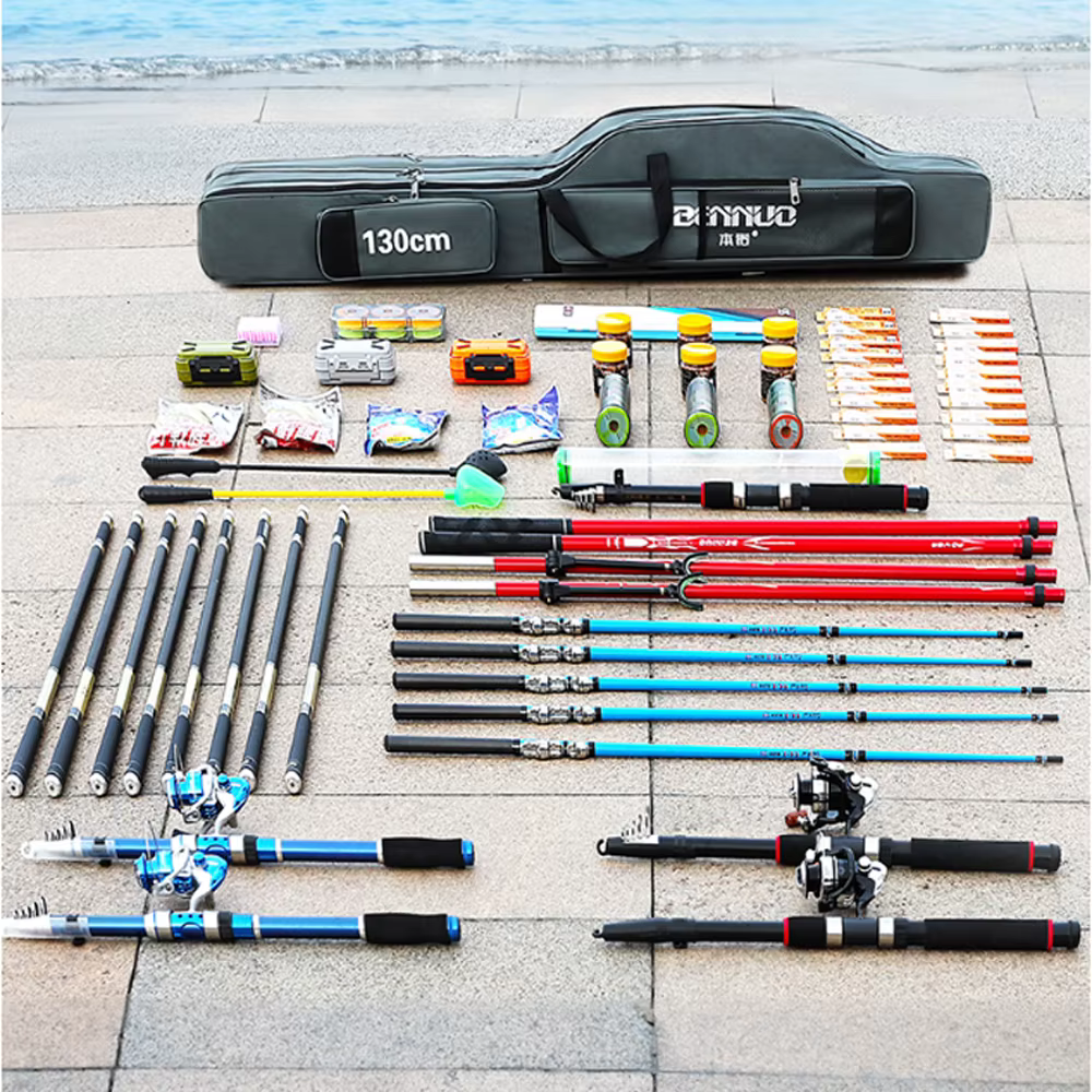 Bolsa de pesca porta-cañas – Plegable y resistente para exterior - imagen 2