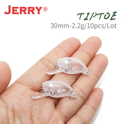 Jerry Tiptoe Wobbler giratorio 30 mm – Señuelo flotante de plástico