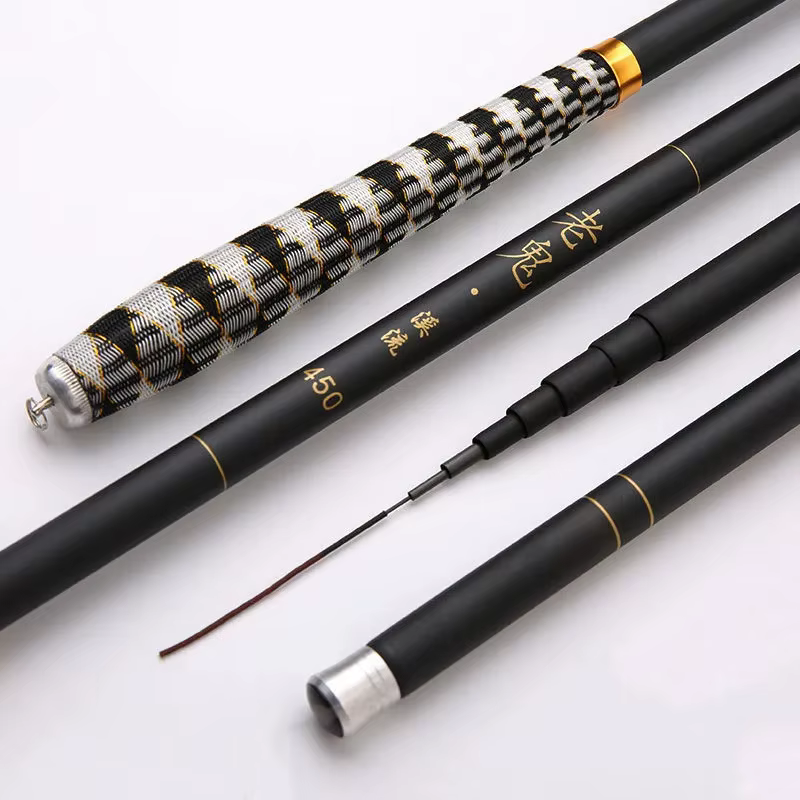Set Cañas de Viaje ultraligeras de carbono con mango trenzado 4,50-7,20m - imagen 5