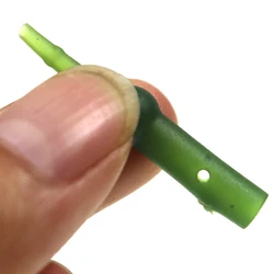 JIGEECARP Tapón cola cónica suave para helicóptero Chod, verde