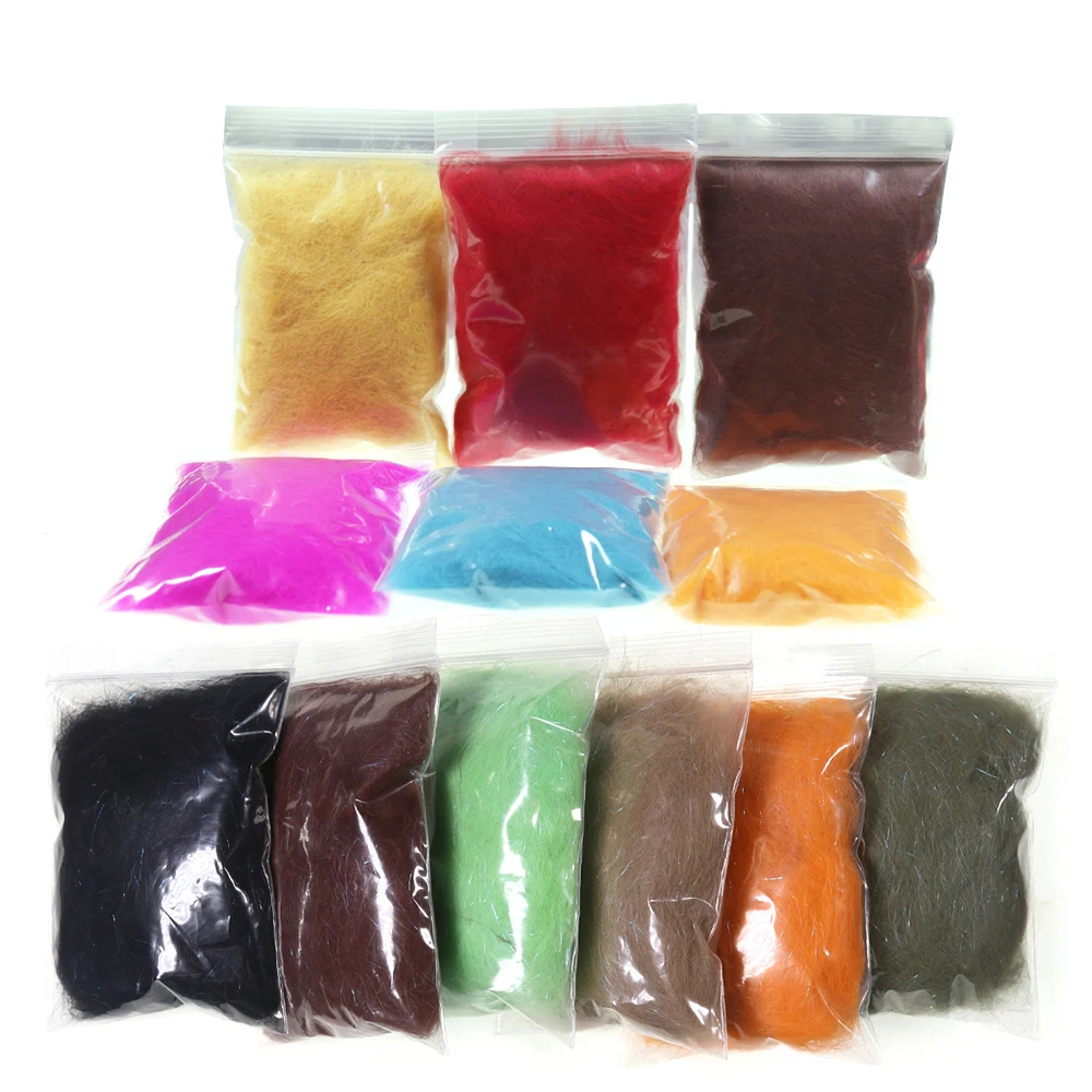 Fibra de pelo de conejo en tono natural