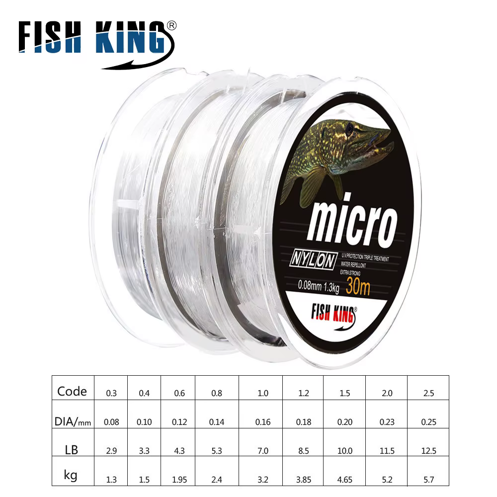 NGB 30M MICRO – Línea para Pesca en Hielo Nailon Extra Fuerte - imagen 5