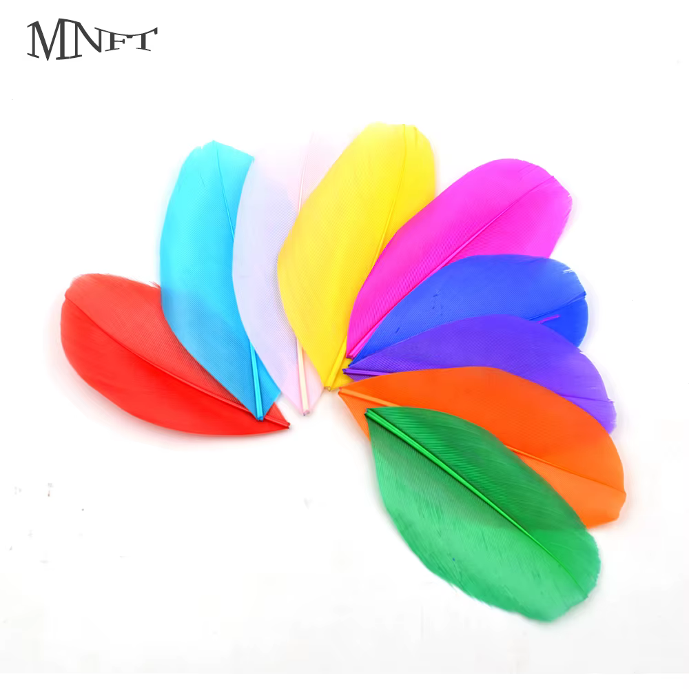 MNFT Plumas de Faisán Natural para Atar Moscas – Colores 4-8cm - imagen 4