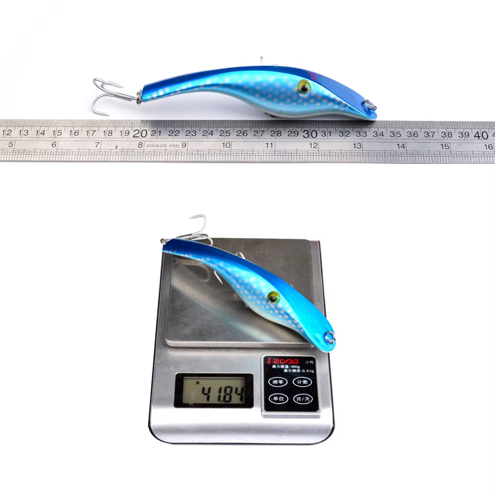 Crankbait duro con anzuelos triples para spinning - imagen 5