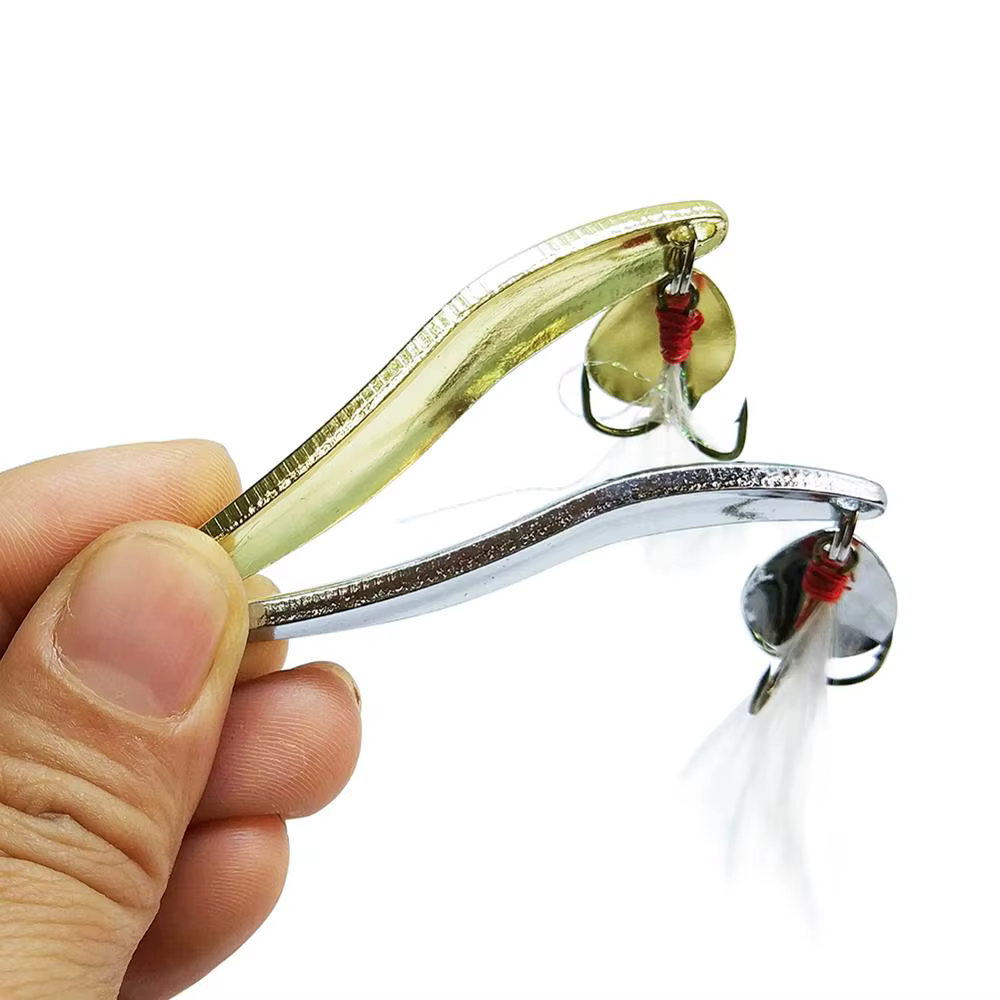 Cucharas Spinnerbait Metálicas para Pesca de Piscuán - imagen 2