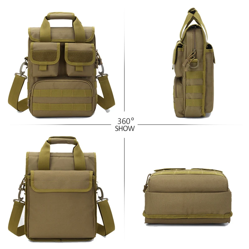 Bolso táctico de pesca MOLLE camuflaje con bandolera - imagen 3