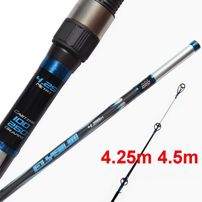 Caña Surfcasting ZZ07 4,5m Carbono Punta Sólida