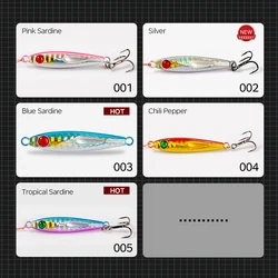 HuntHouse Micro Señuelo jigging de metal; caída lenta para pesca