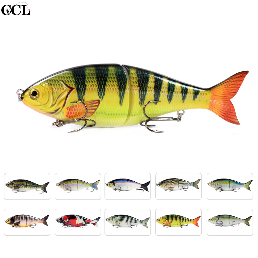 Swimbait lento articulado para lucio