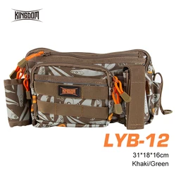 Kingdom Bolsas impermeables para aparejos de pesca - 31x18x16 cm