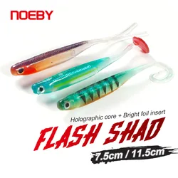 NOEBY Swimbait para lubina – Cola en T con láser interior