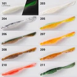 NOEBY Cebo Criatura Acanalado Shakey Suave – Ideal para Pesca