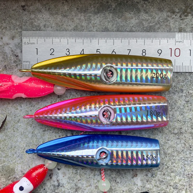J49 Inchiku Jig hundimiento lento TEASER, falda de calamar - imagen 2