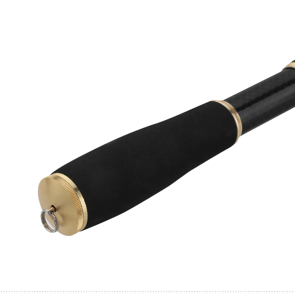 Caña plegada dentro de su funda de transporte