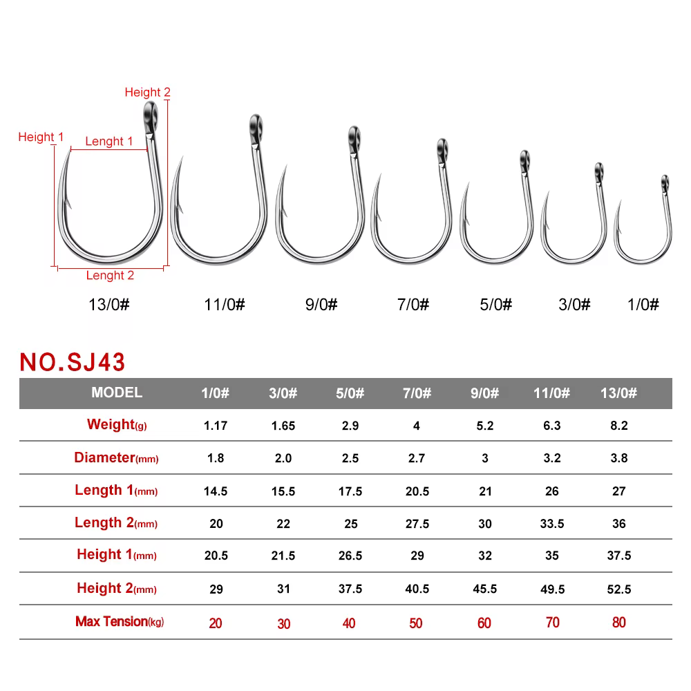 Anzuelos Jigging PROBEROS Acero Inoxidable Mar - imagen 5