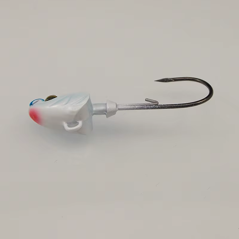 ESFISHING Jig Head con faldas de silicona para vinilo - imagen 5