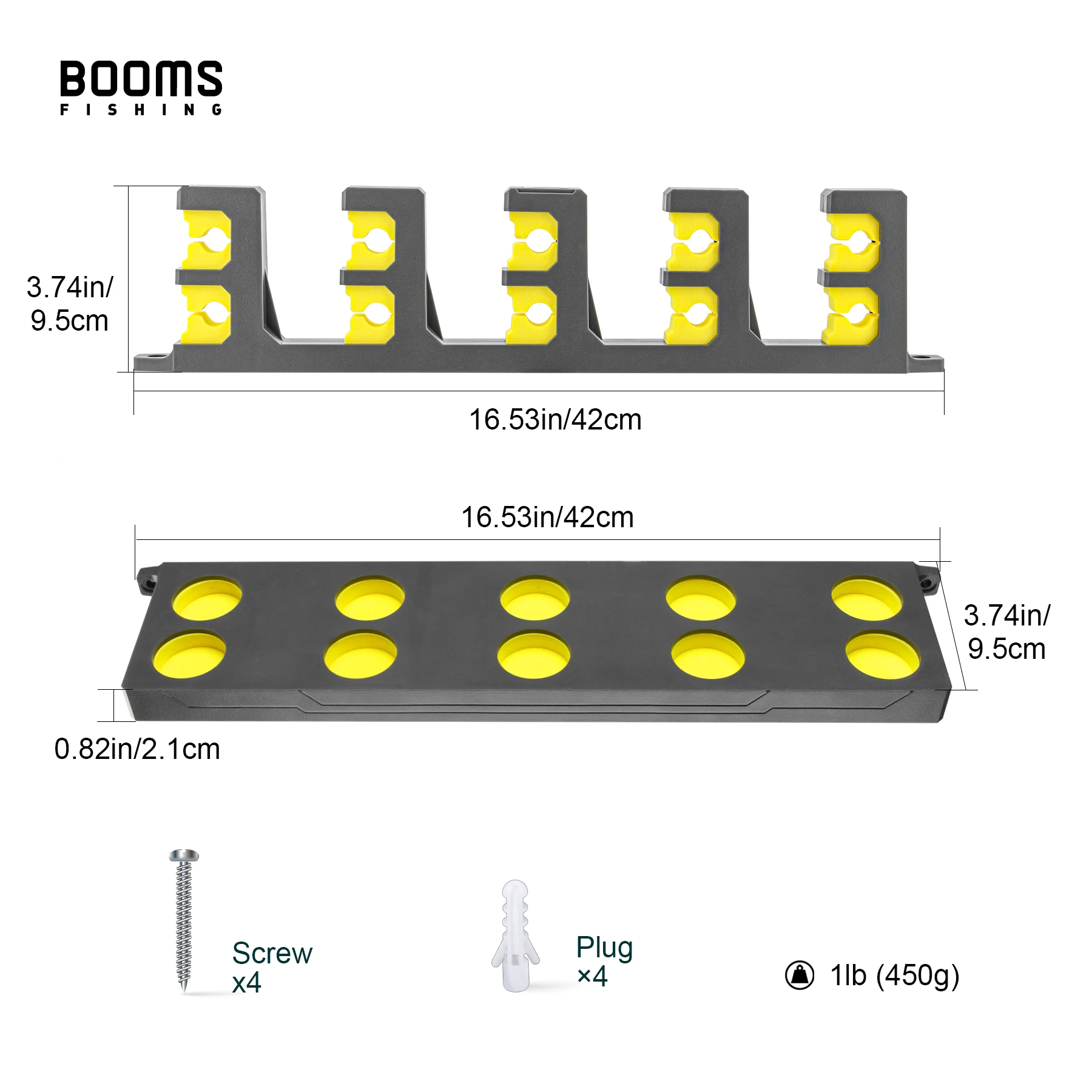 Booms Fishing WV4 Soporte para cañas de pesca resistente ajustable - imagen 4