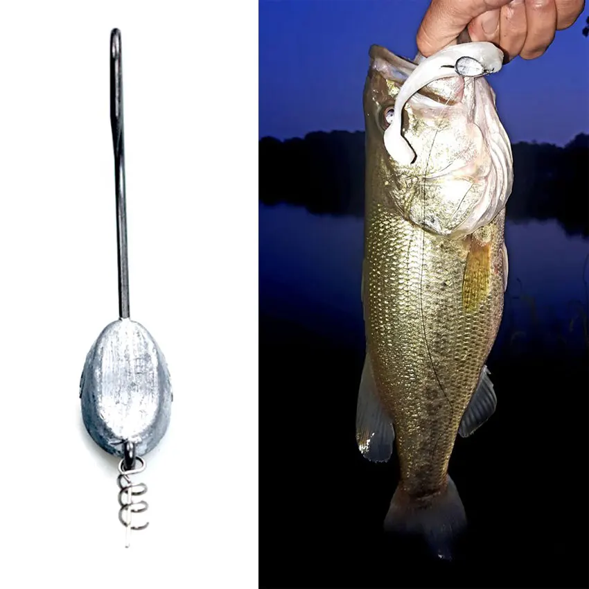 Anzuelos Jig Head atornillables – Cabeza plomada para vinilo - imagen 2