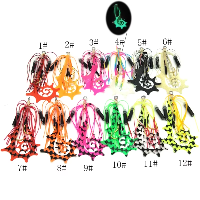Kabura Jig Madai gomas Tai faldas silicona colas plomo para pesca - imagen 3