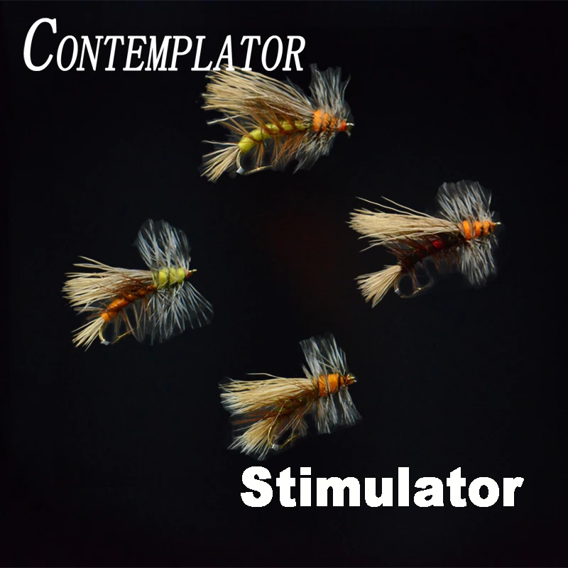 Atractor Moscas Secas - 4 Estilos Flotantes Imitan Caddis/Stonefly - imagen 2
