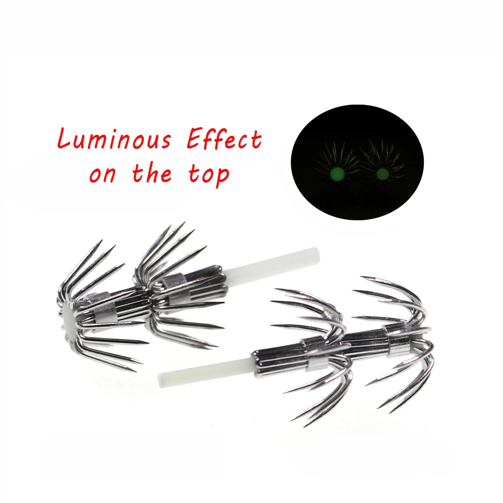 Bimoo Jig Pulpo y Calamar - DIY ganchos #2.5 #3.0 #3.5 para pesca - imagen 3