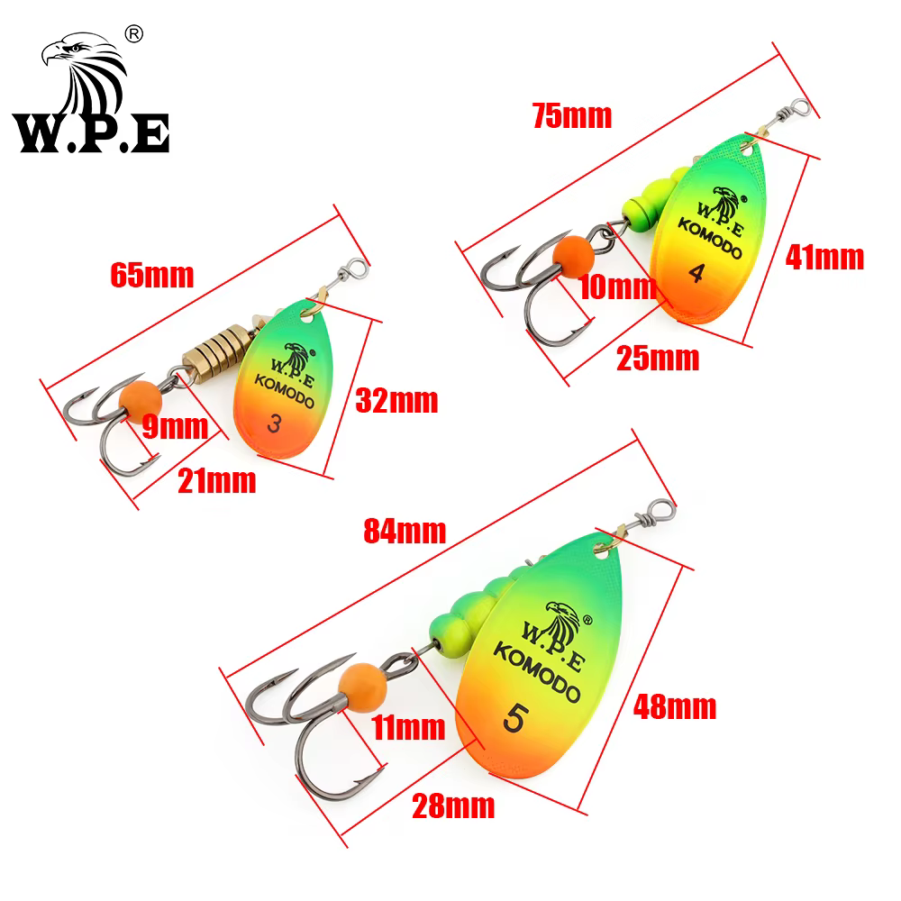 Señuelos W.P.E artificiales para spinning y agua salada - imagen 3