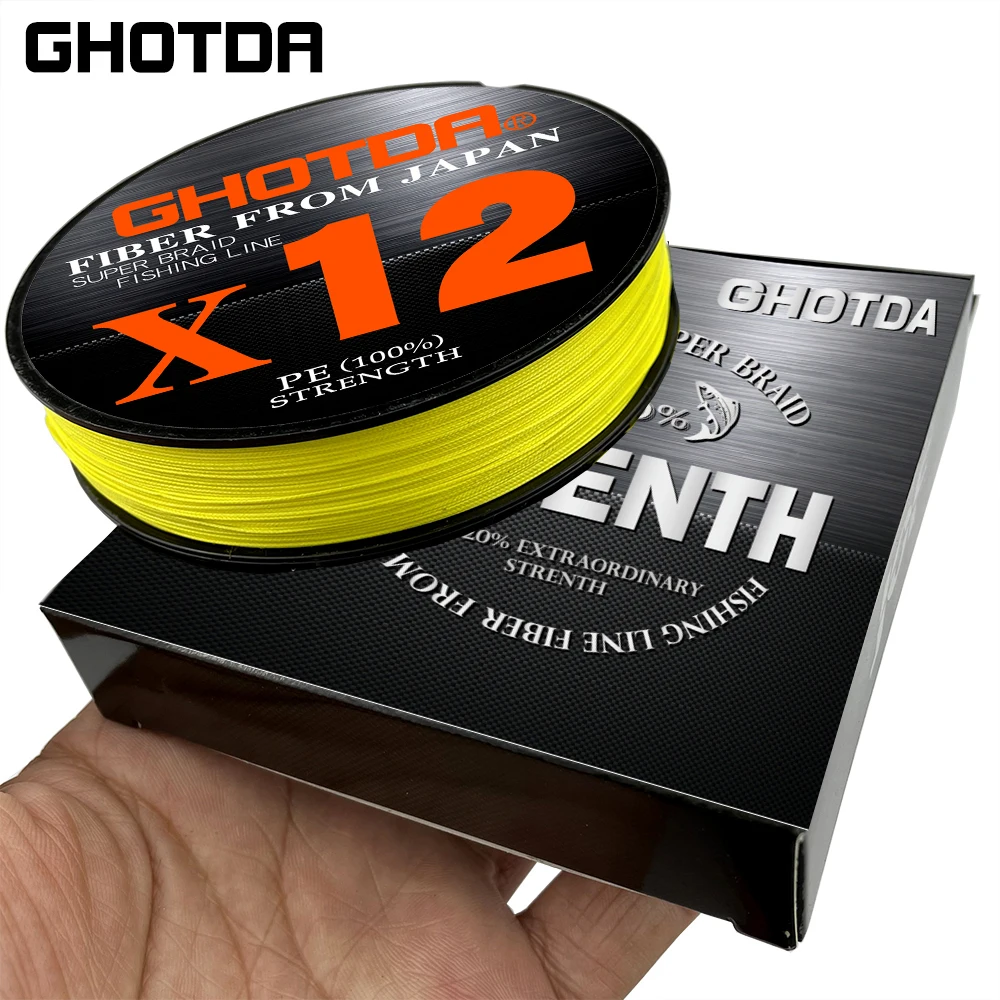 GHOTDA Hilo Trenzado 12 ramales - Carpa 25-92lb - imagen 5