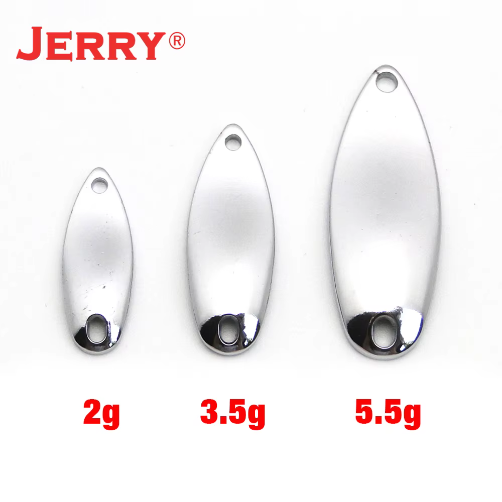Jerry Cucharas Giratorias sin Pintar – Señuelos para Trucha - imagen 2