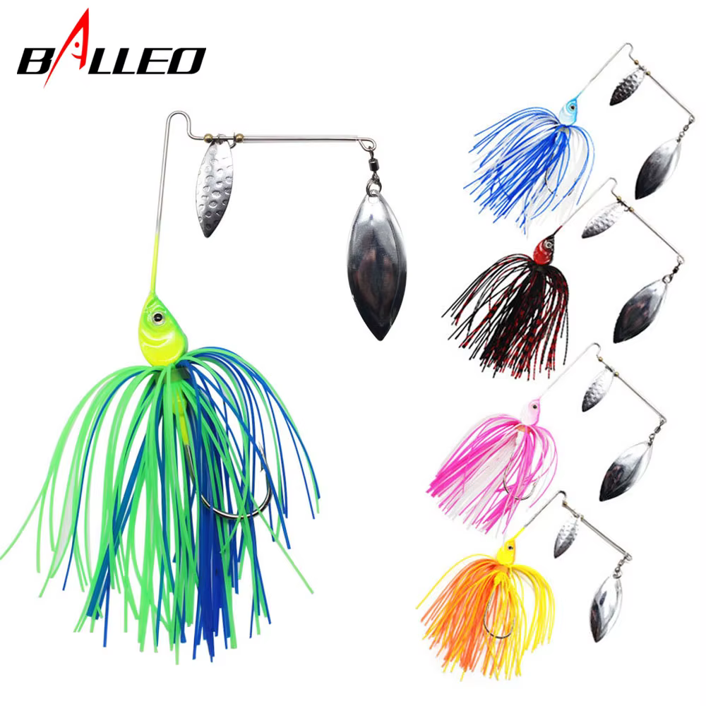 Lokken Spinnerbait para lucio – Señuelo giratorio artificial