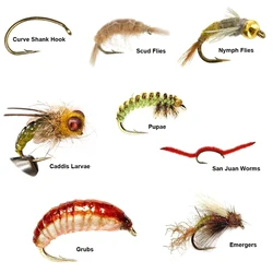 Anzuelos Ninfa Wifreo Bronce Dorado para Caddis