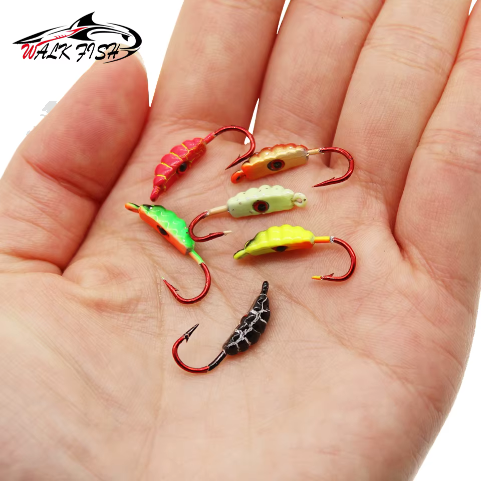WALK FISH Jig Head – Mini señuelo metálico para pesca en hielo 21mm 1,5g - imagen 2