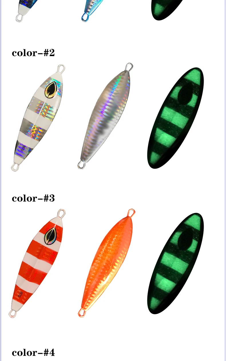 Detalle de peso y colores