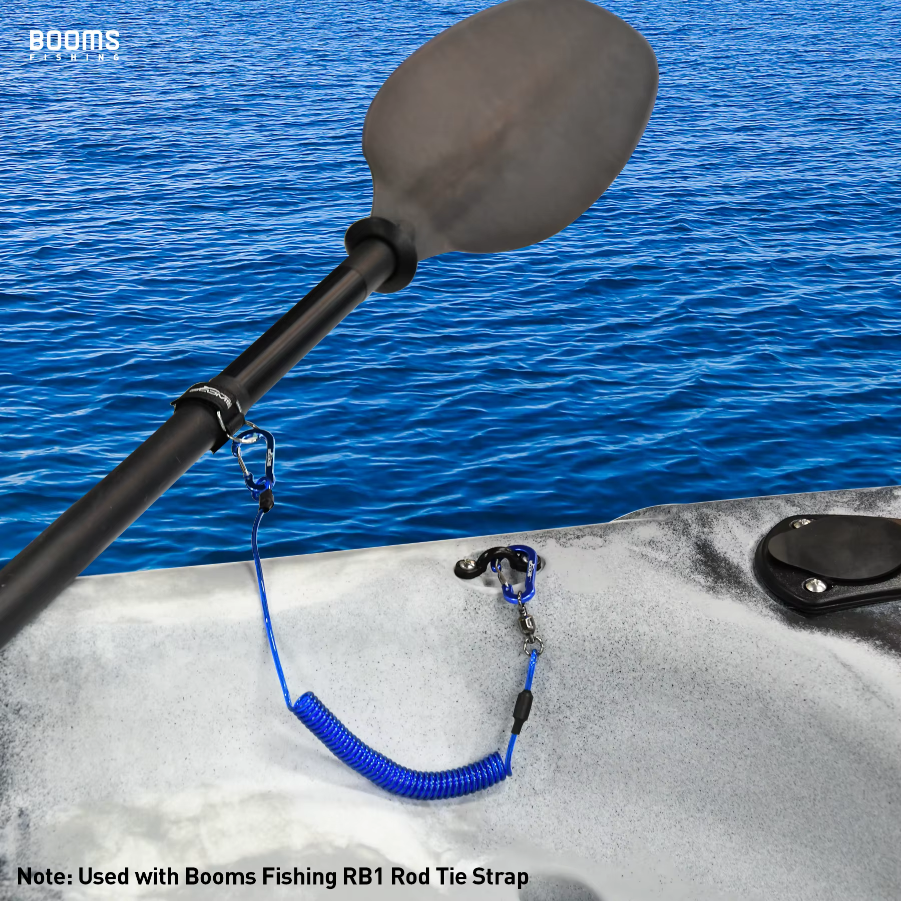 Cuerda de pesca Booms Fishing T02 – Mosquetón 2 metros - imagen 3