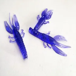 Señuelos blandos tipo gamba de silicona para trucha marina