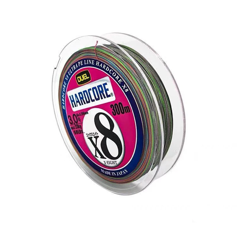 DUEL Hardcore X8 sedal trenzado PE multicolor para lubina Ocea - imagen 5