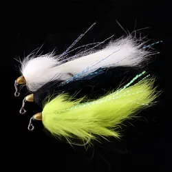 Streamer Copper Blaze 1/0 con cabeza de cuentas para trucha