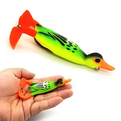 Señuelo Topwater Flotante doble hélice con pies de rana para