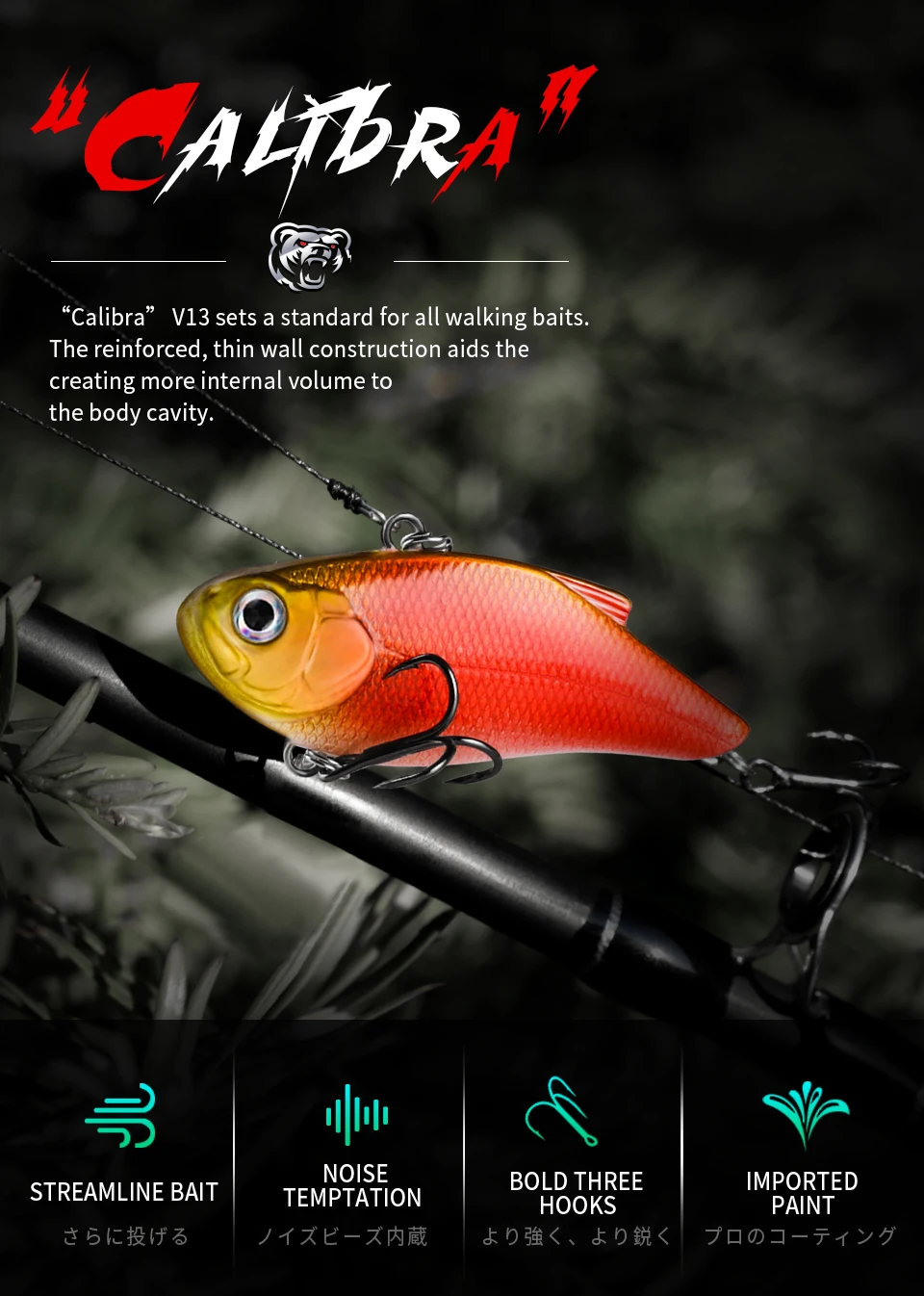 Señuelo Bearking Wobbler Profesional 5cm